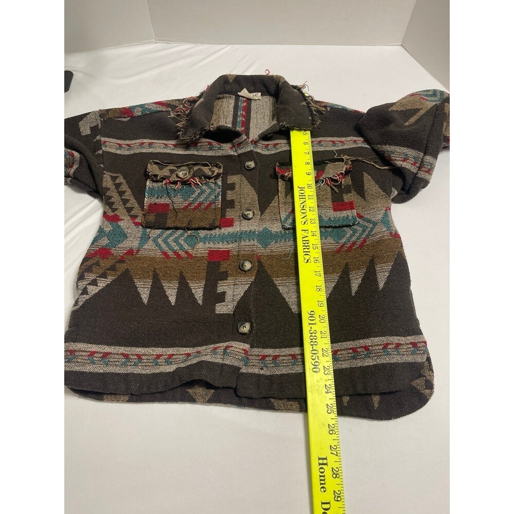 New In Brand Aztec Shacket Size Small - Picture 8 of 8